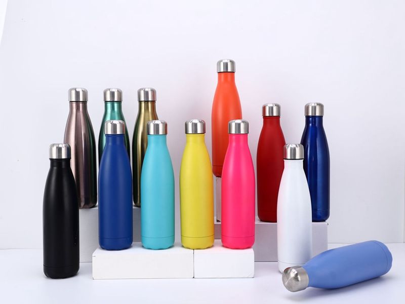 Cola Shaped Insulated Stainless Steel Water Bottle