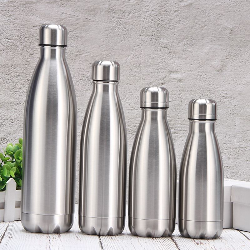 Cola Shaped Insulated Stainless Steel Water Bottle