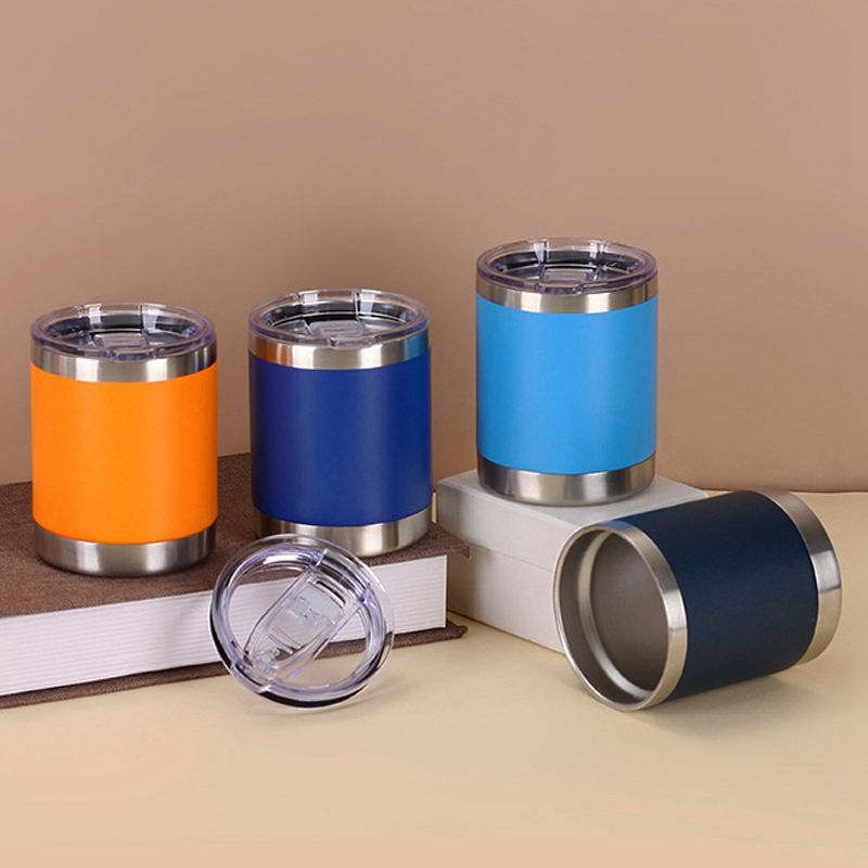 10 oz Vacuum Insulated Stainless Steel Tumbler With Lid