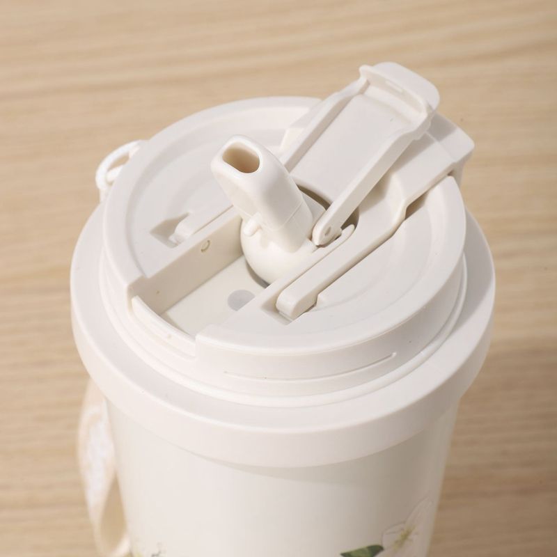 500ml Insulated Tumbler with Lid Straw And Handle