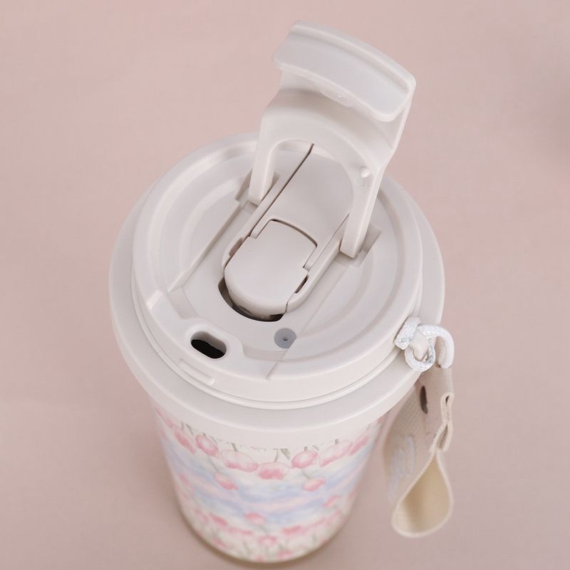 500ml Insulated Tumbler with Lid Straw And Handle