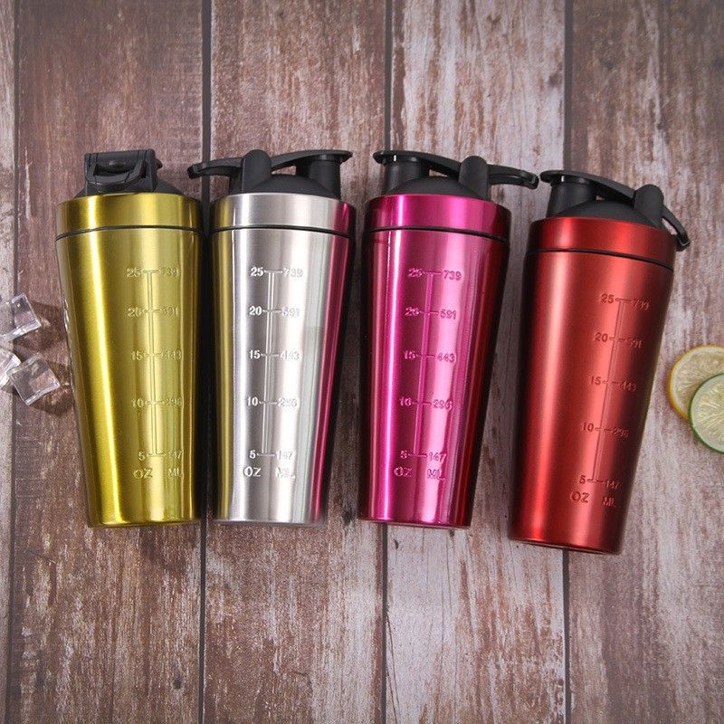 960ml Single-Wall Stainless Steel 304 Shaker Bottle – Durable, Lightweight, Perfect for Protein Shakes