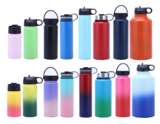 Stainless Steel Water Bottle – SS304 Material, Keeps Drinks Hot or Cold, Multiple Capacities & Lid Options