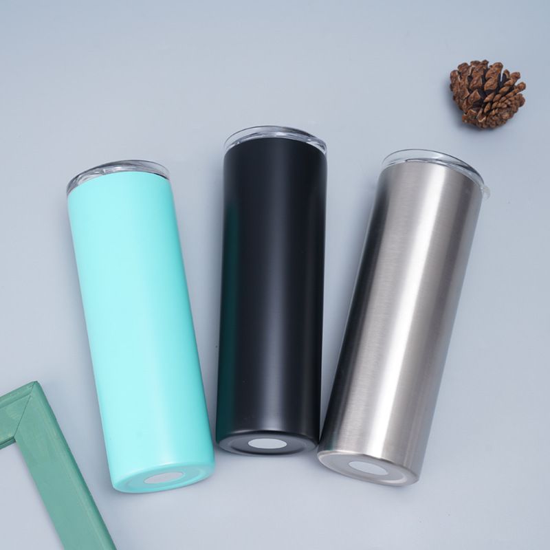 stainless steel 20oz tumbler with straw