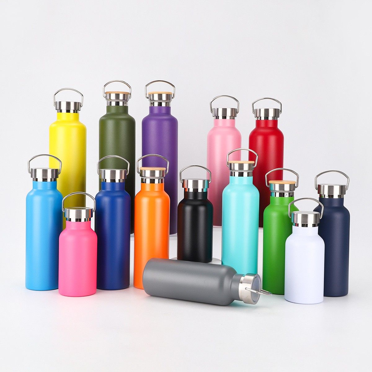 Versatile Insulated Stainless Steel Water Bottles – Customize Your Style, 12oz to 40oz