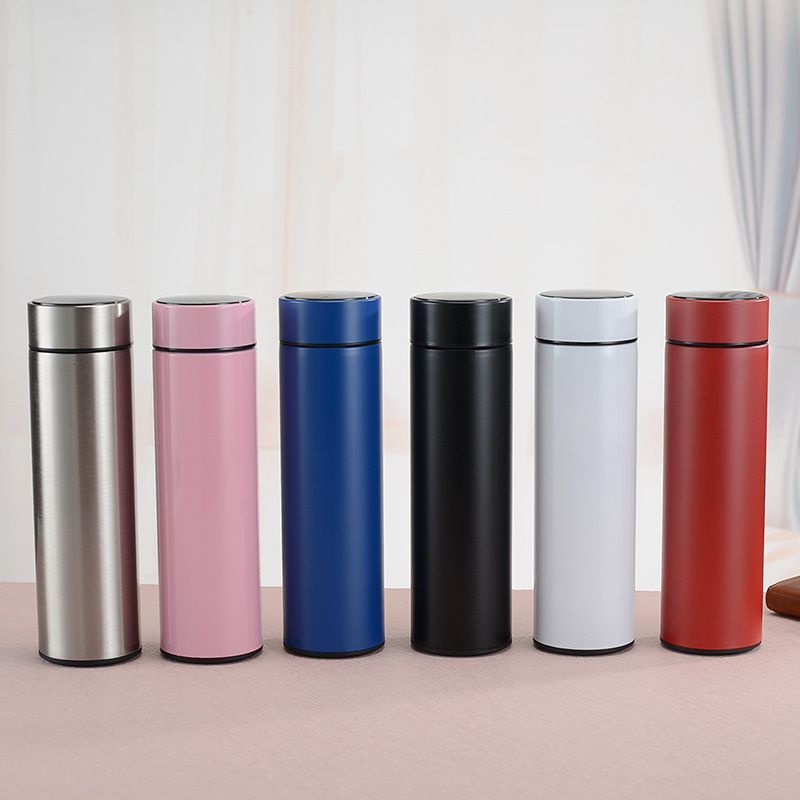 500ml Smart Insulated Thermos Water Bottle with Temperature Display